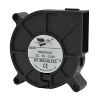 Ventilador DC 6015 60x60x15 mm 5V con Doble Rodamiento de Bolas, 70000 Horas de Vida Útil, Ventilador de Refrigeración por Aire con Aspas de Plástico, OEM ODM CE ROHS