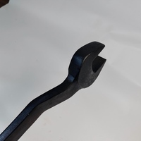 Llave de Boca Abierta HENITUER S106 de Alta Resistencia y Dureza, con Punta de Torque, Acero al Carbono 45, para Mantenimiento de Maquinaria