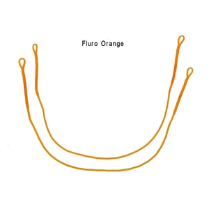 Conectores de Bucle Indicadores de Alta Visibilidad para <span class=keywords><strong>Línea</strong></span> de Pesca con Mosca, <span class=keywords><strong>30</strong></span>-50 Libras, Amarillo, Rojo, Naranja (B10) - Product Image 1