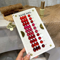 KAISE – Kit de vernis gel UV œil de chat 10 couleurs série rouge, non toxique, écologique, longue tenue, nouvelle collection 2026, haute qualité