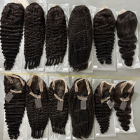Perruques en dentelle HD sans colle, bouclées, brutes, alignées sur les cuticules, de 40 pouces, en provenance de Birmanie, pour femmes noires, avec frontales en dentelle HD 13x4 et 13x6, vente en gros