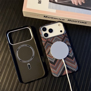 เคสโทรศัพท์แม่เหล็กผิวคาร์บอนไฟเบอร์ใหม่สำหรับ iPhone 17 PRO MAX 17Air PC แข็งแบบบางฝาหลังกันกระแทก - Product Image 2