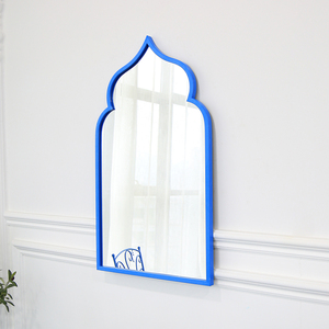 Designer Arched <strong>Window</strong> <strong>Mirror</strong> Metal Frame Wall <strong>Mirror</strong> For <strong>Living</strong> Room - Product Image 5