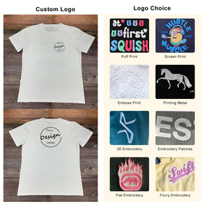 Ingrosso <span class=keywords><strong>t</strong></span>-<span class=keywords><strong>Shirt</strong></span> in cotone 100% 180GSM manica corta donna in bianco con Logo stampato personalizzato morbido di alta qualità - Product Image 3