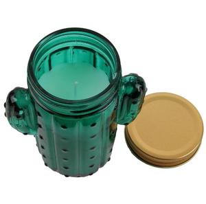 Perfumada al aire libre velas Cactus forma <span class=keywords><strong>de</strong></span> <span class=keywords><strong>vela</strong></span> <span class=keywords><strong>de</strong></span> vidrio <span class=keywords><strong>de</strong></span> - Product Image 2