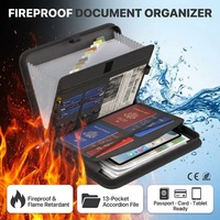 Bolsa Portadocumentos Multicapa Personalizada, Resistente al Fuego y al Agua, con Aislamiento Térmico, para Almacenamiento Seguro de Archivos en el Hogar
