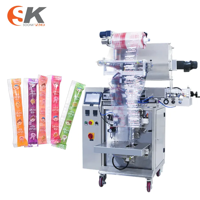 Multifunction Automatic Liquid Sauce Filling Machinery 3 Side Sealing Shampoo Sachet Lotion Essence Packing Machine