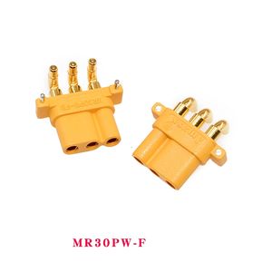 Connecteur d'alimentation compact Amass MR30PW-M/F série en laiton à montage horizontal sur circuit imprimé, module d'entrée 3 broches mâle-femelle, paire pour câblage de drone - Product Image 3