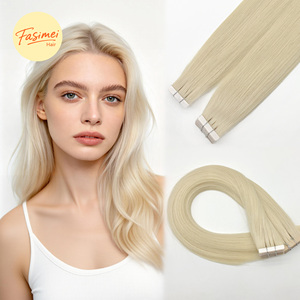 Extensiones de <span class=keywords><strong>Cabello</strong></span> Natural con Cinta Adhesiva, 100% <span class=keywords><strong>Cabello</strong></span> Humano Virgen con Cutícula Alineada - Product Image 1