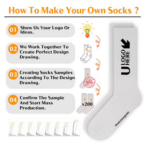 High Quality Men's Cotton Casual Sport <b>Socks</b> – Custom Logo Mid Calf <b>Socks</b> for Athletic & Daily Use - Product Image 3