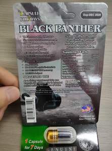 Suplementos Herbales Black Panther Capsule, Venta al Por Mayor de Fábrica, Potenciador de Energía y Resistencia Masculina, Efecto Prolongado - Product Image 2