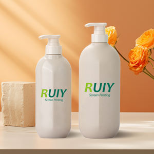 סיטונאי יוקרה סיטונאי 500 מ ל לבן משאבת קרם גוף ריק בקבוק סגנון חדש פופולרי ממוחזר פופולרי אריזה - Product Image 4