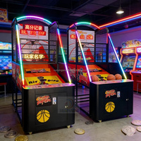 Machine de basket-ball, dispositif de pointage électronique, machine de jeu d'arcade de basket-ball, machine de tir au basket-ball automatique