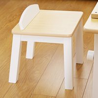 Table sensorielle moderne pour enfants, ensemble table et chaises en bois avec 2 chaises, mobilier d'étude artistique pour salon