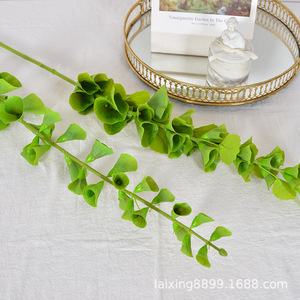 Laixing - Ramas de Plástico TPE con Forma de Concha Marina Artificial, Color Verde Campana, de 30 cm a 100 cm, para Decoración de Salón y Bodas - Product Image 5
