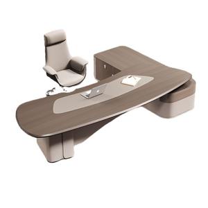 Conjunto de Escritorio Ejecutivo, Muebles de Oficina Modernos Minimalistas, Material de Panel, Herrajes de Alta Calidad, Uso Comercial - Product Image 5