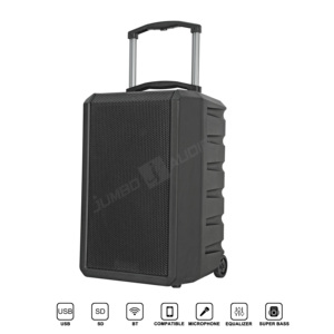 2000W 12" Portable Trolley Karaoke Speaker for V5.0 DSP <strong>Echo</strong>/Reverb Wireless Microphone Rechargeable Battery Guitar <strong>Input</strong> - Product Image 2