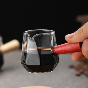 Tazza da Espresso in Vetro ad Alta Trasparenza con Scala, Mini Tazza per Misurare l'Estrazione del Caffè Italiano, Piccola Brocca per Latte, Tazza per Misurare in Oncia - Product Image 6