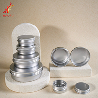 Offre Spéciale – Boîte en aluminium fileté de 10g, 20g, 30g, 50g, 60g, 100g avec couvercle rond pour baume, masque de boue, pommade – Boîte vide en plastique pour pommade portionnée
