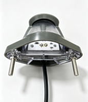 Lampe de plaque d'immatriculation à 3 LED blanches, étanche, avec support métallique, remplacement pour camions lourds, remorques, fourgonnettes, camping-cars