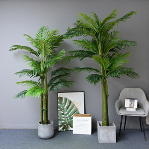 Artificial Palm <b>Tree</b> 2.4m High Simulation Indoor <b>Outdoor</b> Decor Potted Plant For Home Hotel Wedding Props - Product Image 1