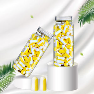 <span class=keywords><strong>Tapones</strong></span> para los oídos de espuma para dormir de PU reutilizables con certificación CE de doble color para reducción de ruido y protección auditiva - Product Image 6