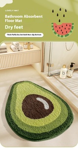 Alfombrillas absorbentes de agua antideslizantes de secado rápido de tamaño pequeño para suelo de dormitorio fuertemente absorbentes fruta fresca hogar Cocina - Product Image 4