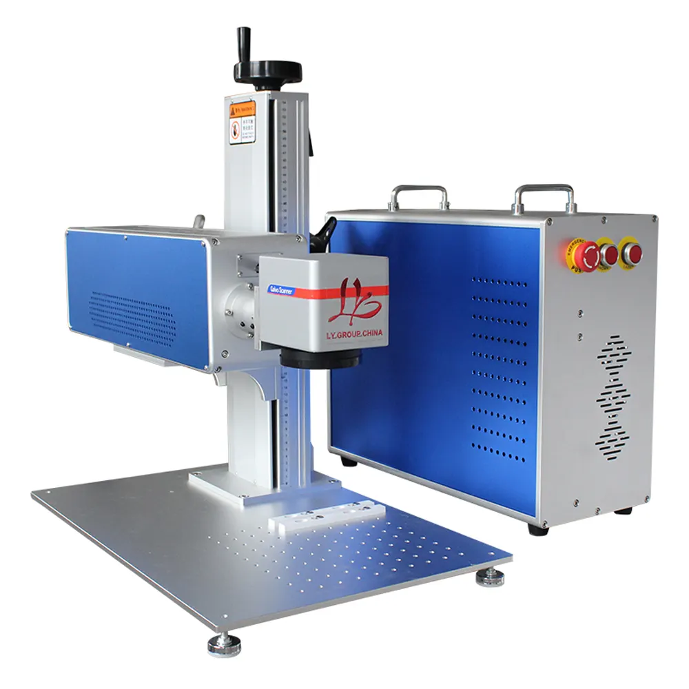 DAVI 40W LY RF CO2 Metal Pipe Laser Marking Machine For Non-Metal Wood Acrylic Leather Paper Quick Mark Optional 60W