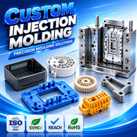 Moldeo por Inyección de Plástico ABS PA PP PC HDPE PE, Molde de Inyección de Plástico, LCP LLDPE PPA PEI ETPU PPE ABS