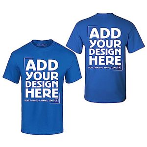 เสื้อยืดออกแบบส่วนบุคคลด้านหน้าและด้านหลัง - Product Image 4