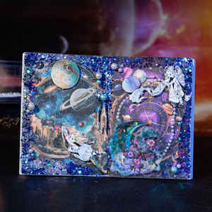 30 pcs/pack Matériel Papier Étoile Fantasy Série Phase de Lune Thème Manuel DIY Décoration Soulignement - Product Image 5