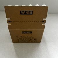 Boîte d'emballage personnalisée en carton ondulé avec bande de déchirement et fermeture éclair pour expédition