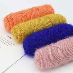 Dimuni 40 цветов мягкие белка бархатом ручной работы плетение нити шарф для малышей; Туфли и сумочка свитер вяжущие крючком ручного вязания пряжа