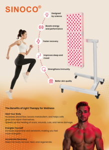 Perangkat Panel Terapi Cahaya Merah untuk Pereda Nyeri Perawatan Kecantikan Lampu Cahaya Merah Portabel Kelas Profesional - Product Image 2