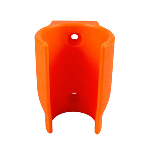 Supporto da parete in plastica per tubi flessibili, portaoggetti, altezza 6 cm, larghezza 4,1 cm, profondità 4,2 cm, per organizzare dietro le porte - Product Image 3