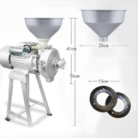 Moulin à farine de blé domestique, petite machine de broyage à sec pour le chili, le poivre noir, le riz, le blé, le maïs, les céréales, le riz, le maïs, machine à moudre le maïs