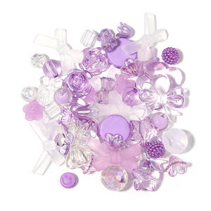 Cartoon Pattern DIY Handmade Beaded Accessories Fashionable <b>Acrylic</b> Loose <b>Beads</b> for Mobile Phone Chains Jewelry Making - Product Image 6