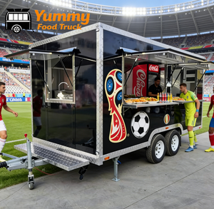 Food Truck Personalizzato per BBQ, Pizza, Hamburger, Gelato, Caffè - Produzione di Rimorchi Alimentari su Misura in Vendita negli USA e in Turchia - Product Image 1