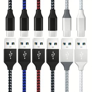 Factory Direct Sale Fast <b>Charging</b> Data <b>Cable</b> Nylon USB <b>C</b> <b>Charging</b> <b>Cable</b> for Android - Product Image 3