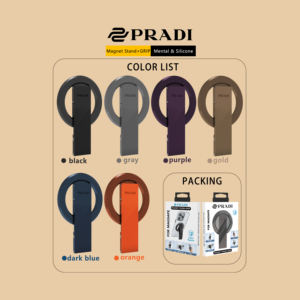 Soporte Magnético de Aleación de Aluminio y Silicona, Agarre Duradero para Teléfono Móvil - Product Image 6