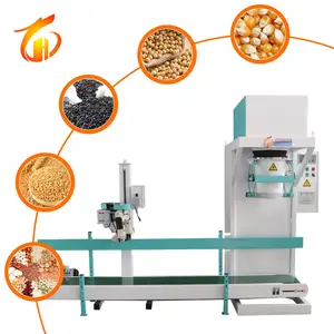 कृषि उत्पाद पैकिंग मशीन मछली भोजन मांस और हड्डी भोजन उर्वरक पशु भोजन बीन बीज 5 किलो चावल पैकेजिंग मशीन