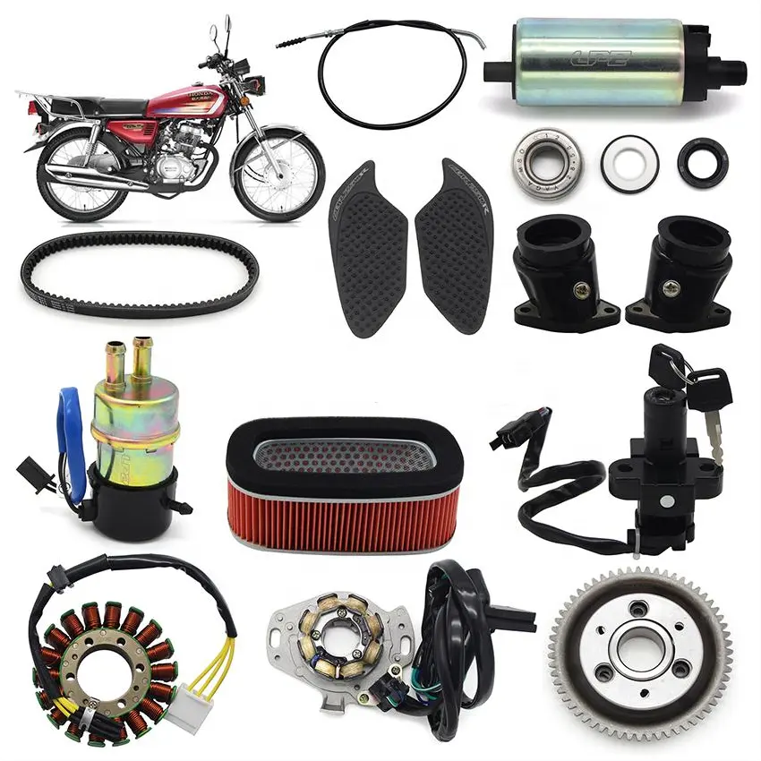 Wholesale Motorcycle parts for honda air filter Stator Coil rectifier starter motor mirror honda motorcycle spare parts