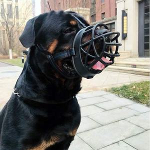 Museruola per cani traspirante di alta qualità all'ingrosso con cinghie regolabili museruole da addestramento per animali domestici Anti-morso per cani - Product Image 1