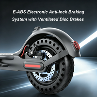 Trottinette électrique pour adultes 350W, cadre en alliage d'aluminium de 8,5 pouces, design pliable, étanche, autonomie de batterie étendue pour le tout-terrain