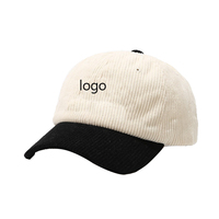 Moda Casual personalizado rojo blanco logotipo bordado 2 tonos PANA gorra de béisbol lisa