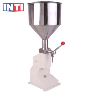 Máquina llenadora de líquidos manual A03, máquina llenadora de botellas con tolva de 10L para llenar líquidos, perfumes, bebidas y cosméticos 5 ~ 50ml - Product Image 3