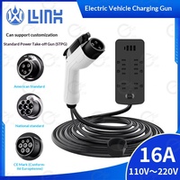 US-EU und Chinesischer Standard Power-Take-Off V2L Adapter-Steckdose; Outdoor EV-Entladepistole Bestseller-Modell