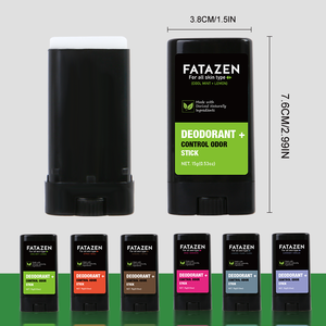 FATAZEN Private Label puro naturale senza alluminio rotolo organico sul Logo personalizzato ricaricabile <span class=keywords><strong>deodorante</strong></span> controllo odore Stick - Product Image 6