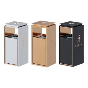 Stainless Steel Trash Cans 12L And Above Built In Corrosion Resistant Coating For Hotels Restaurants Commercial Use - Product Image 1