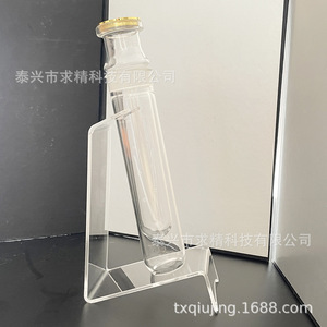 Glass Cigar <b>Humidifier</b> Tube 22.5cm With Hygrometer For Ageing And Moisture Control - Product Image 3